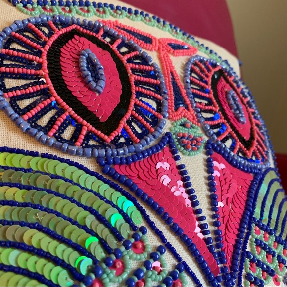 Embellished Owl Pillow - Picture 2 of 4